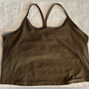 Beyond Yoga Olive Tank Top